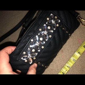Black cross body bag